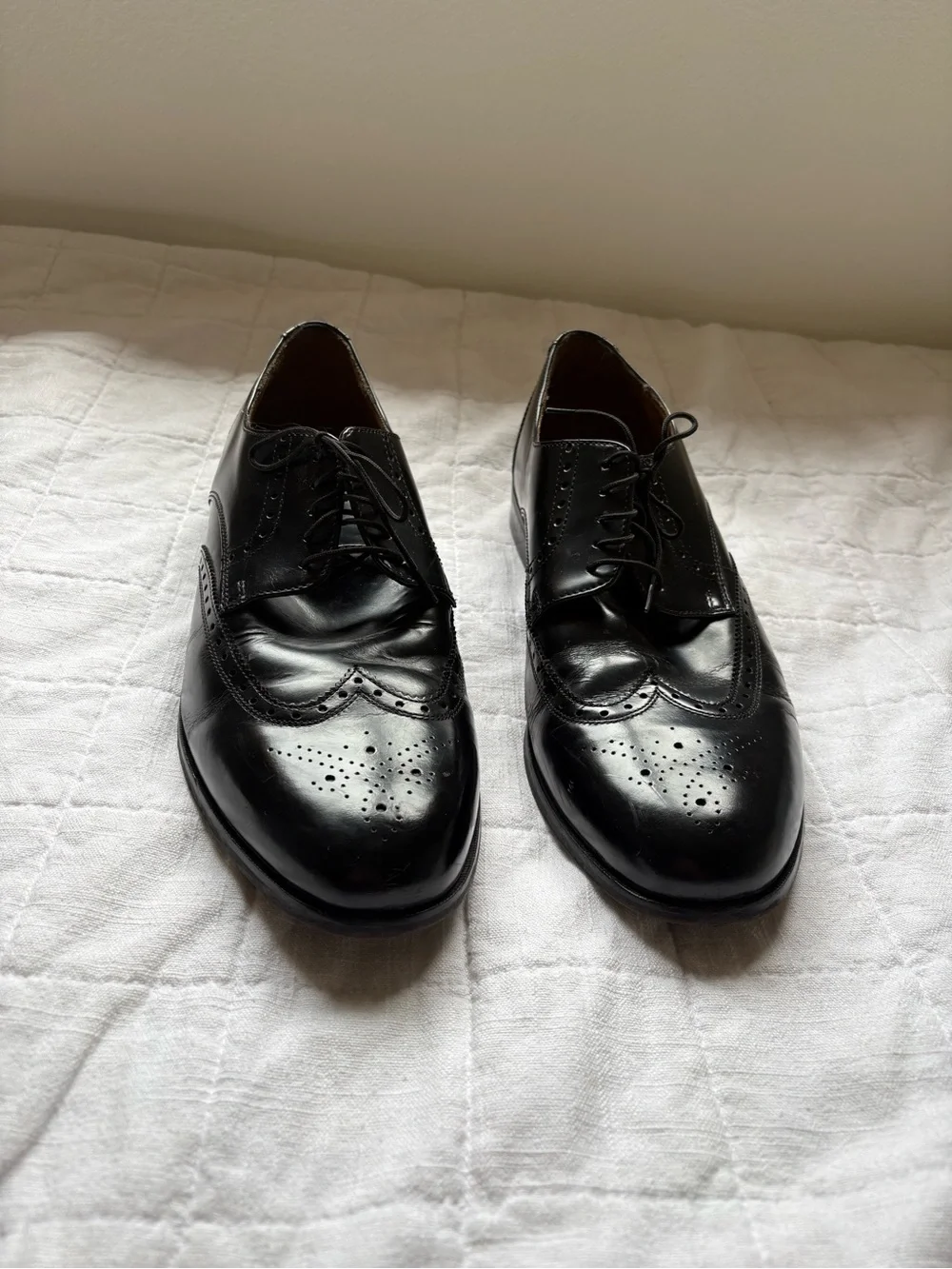 Florsheim Brookside Classic Men's Black Leather Wingtip Oxfords 13
